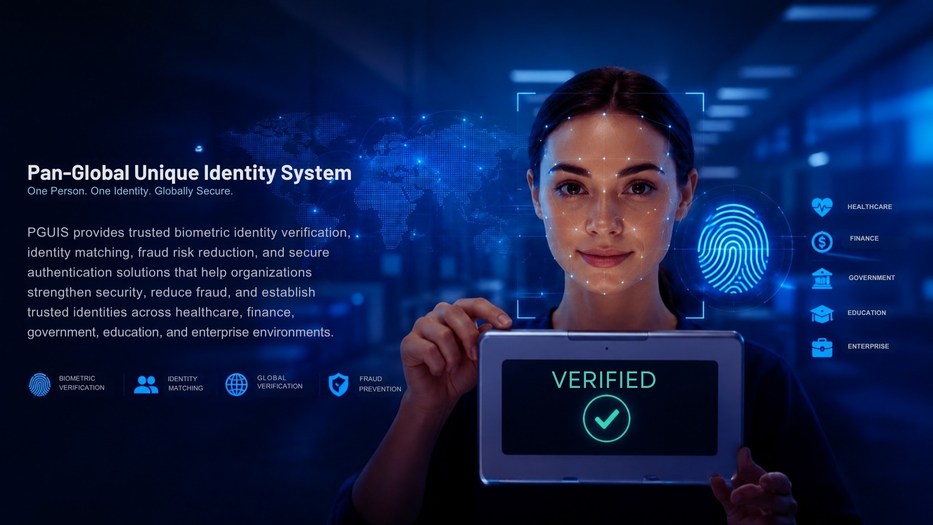 PGUIS biometric identity verification and fraud prevention platform